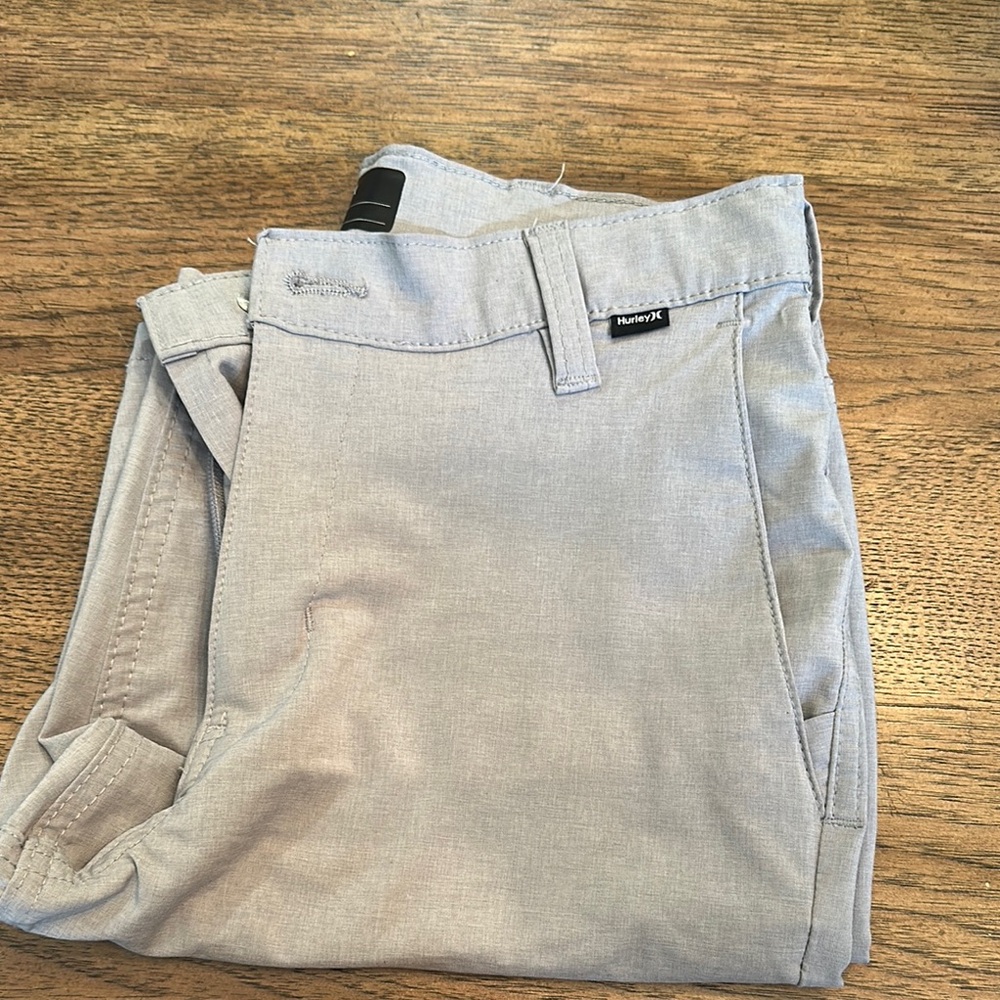 2 pack Hurley Gray and blue shorts